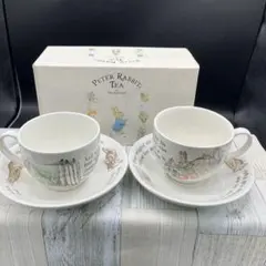 WEDGWOOD ウエッジウッド ピーターラビット ティーカップ＆ソーサー ペア