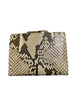 パイソン柄 ヘビ皮 財布