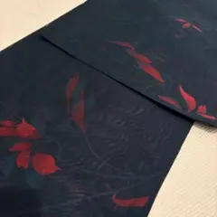 【Kazu様専用】紗　黒の夏着物　小紋