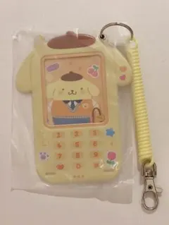 サンリオ ガラケー型 パスケース　ポムポムプリン