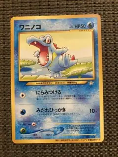 ポケモンカード ワニノコ 旧裏面