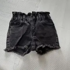 baby GAP ブラックデニムショートパンツ 18-24ヶ月