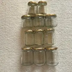 ガラス製空き瓶11個セット
