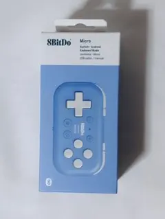 新品未開封　8BitDo Micro ワイヤレスコントローラー ブルー