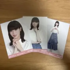 乃木坂46 岩本蓮加 生写真 リボンコーデ コンプ
