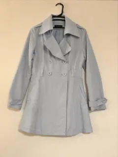 【値下げしました】pendroaライトブルー コート 水色 春コート