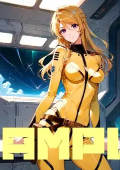 A4 ポスター　宇宙戦艦ヤマト　森雪　ファンアート　美少女　美女　イラスト
