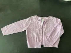 GAP ピンク レース編み カーディガン 12-18ヶ月