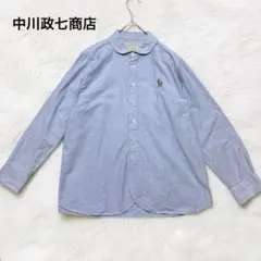 中川政七商店 プルオーバー トップス 格子柄 ステッチデザイン 刺繍 