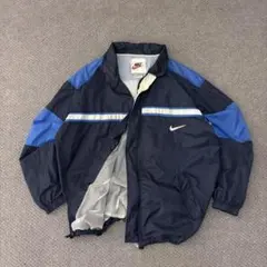 90s NIKE ナイロンジャケット　白タグ　ドローコード付きoldnike