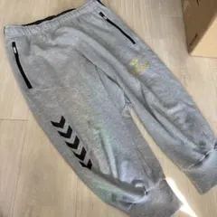 メンズ　hummel グレー ジョガーパンツ スエット　Ｌ
