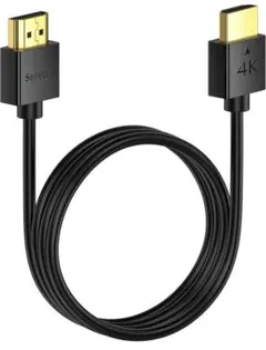 Senetem HDMI ケーブル 1m HDMI2.0規格 スリム 薄型