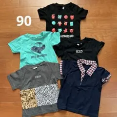 半袖Tシャツ　まとめ売り　男の子　90