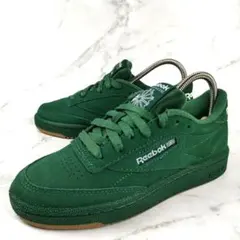 Reebok CLASSIC スニーカー グリーン スエード　22.5ｃｍのサムネイル