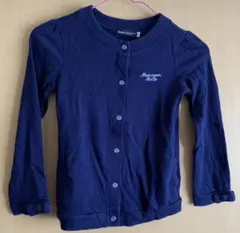 BEBE べべ♪ 紺色ネイビー＊カーディガン 羽織り　上着 120センチ