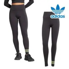 adidas ブラック レギンス ハイウエスト