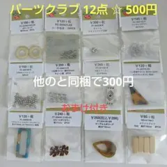 パーツクラブ12点☆500円(2180円相当)