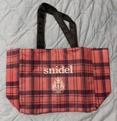 新品　未使用　スナイデル　snidel トートバッグ ピンク チェック柄のサムネイル