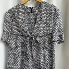 VIVIDLADY 森英恵　お品のある小花柄のワンピース　サイズ11のサムネイル