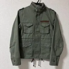 YOLO ミリタリージャケット グリーン パーカ