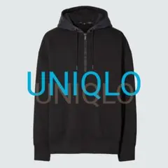 UNIQLO ユニクロ +J ドライスウェット ハーフジップパーカー