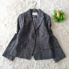 トラサルディ　TRUSSARDI　 ジャケット ブラック　38 上品 セレモニー