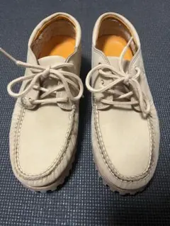 【極美品】Timberland 3eye（25）デッキシューズ　グレー Timberland ティンバーランド スリーアイクラシックラグ 3 EYE