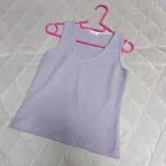 Vネック ノースリーブセーター　М