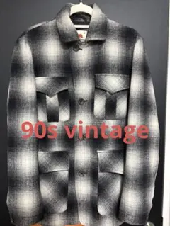 【90s vintage】 Ombre Pattern Wool jacket