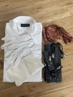 Mazzo 新郎　小物セット　ウイングカラーシャツ　披露宴