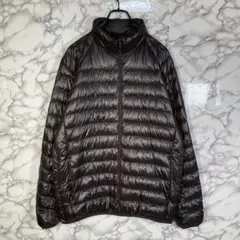UNIQLO　（L）　ウルトラライトダウンジャケット　ダークブラウンのサムネイル