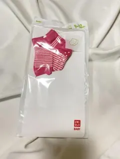 UNIQLO ベビー靴下 9-12cm ピンク