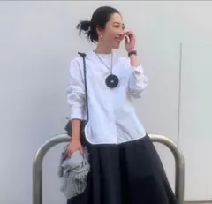 yonfa ボクシースリットシャツ