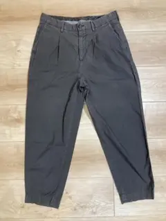 RICCARDO METHA タック入り キャロットパンツ 46 グレー
