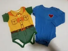 プーさんロンパース2点まとめ売り