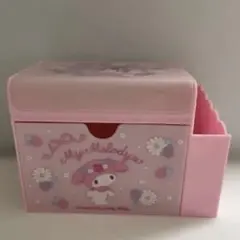 マイメロディ ミラー付き収納ボックス　レトロ