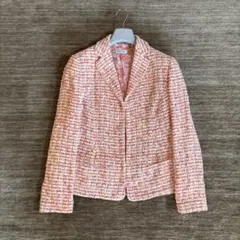 アニオナ　AGNONA ツイード　ジャケット