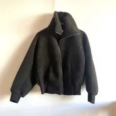 【UNIQLO】ダークブラウン フリース ボアジャケット