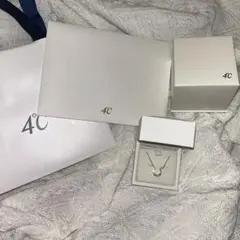 値下げ‼️4℃ホースシューモチーフ ネックレス シルバーカラー