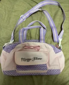 Mezzo Piano ショルダーバッグ ピンク・パープル