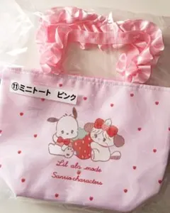 Lil ala mode×サンリオキャラクターズ ミニトート ピンク