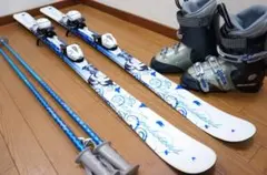 メンテ済 150cm靴24～24.5cmPURE CONSCIOUSスキーセット