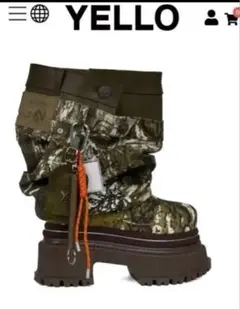 YELLO SOIL PLATFORM SHORT BOOTS サイズM - メルカリ