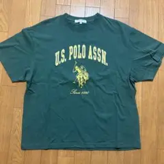 U.S. POLO ASSN. ダークグリーン Tシャツ M