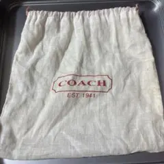 COACH 巾着型 保存袋 収納袋