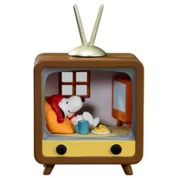 匿名配送☆⑥テレビ スヌーピー アンティークジオラマコレクション リーメント