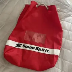 スクール 女の子プールバッグ 赤色