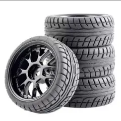④　グリップタイヤ　ホイール　TT02 TT01 TB03 ラジコン BT01のサムネイル