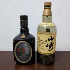 山崎12年 & Old Parr 18年 空瓶セットのサムネイル