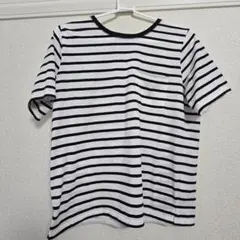 INGNI ボーダー柄 半袖Tシャツ ポケット付き